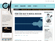 Tablet Screenshot of 21cm.org